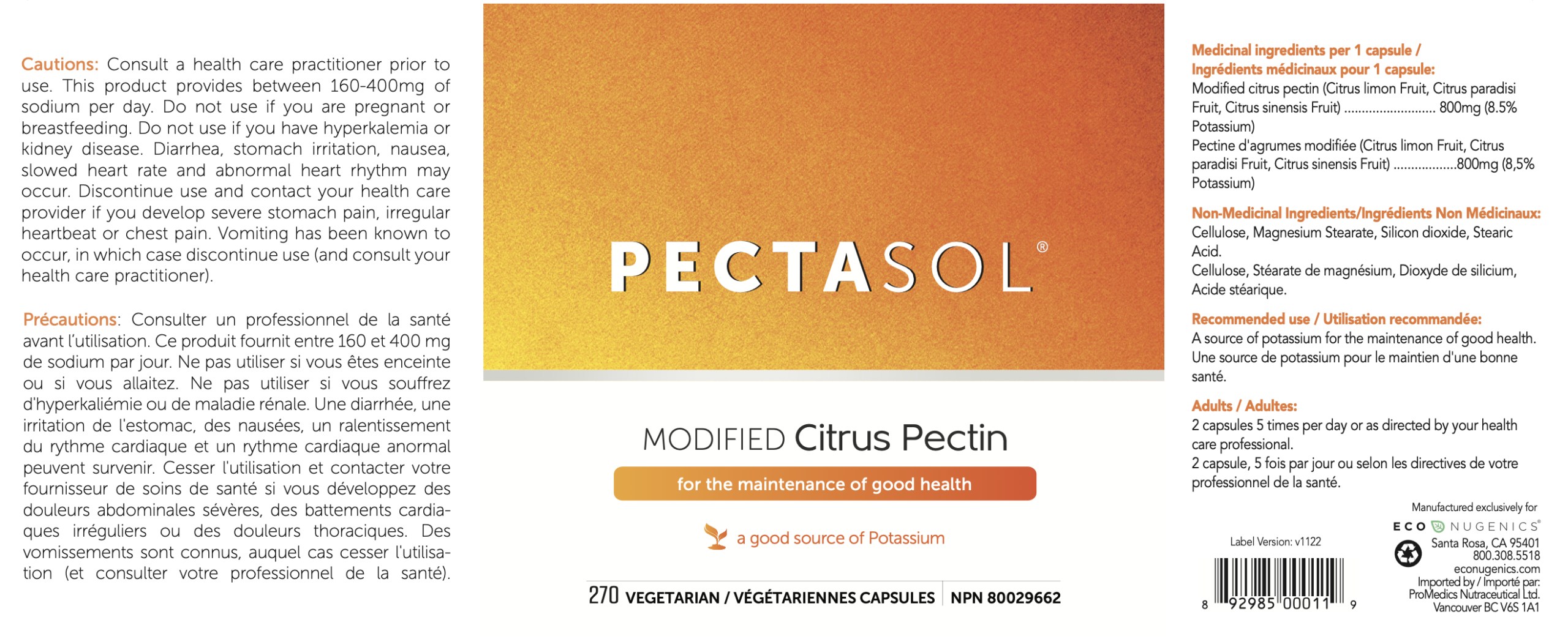 PECTASOL Capsules 270s - Image 2